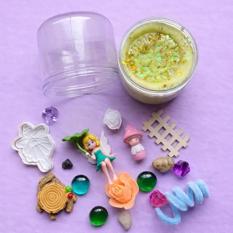 Fairy Garden Toy Dough Jar