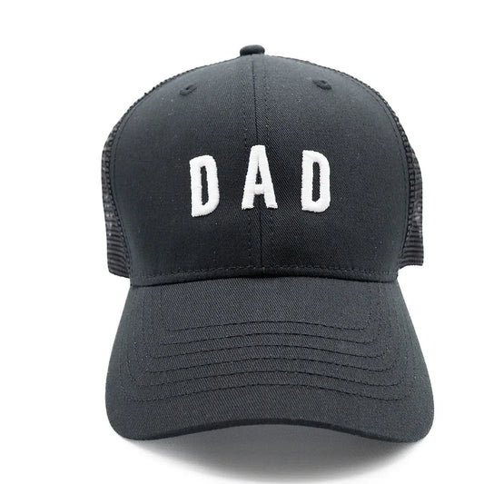 Dad Snapback Hat- Black