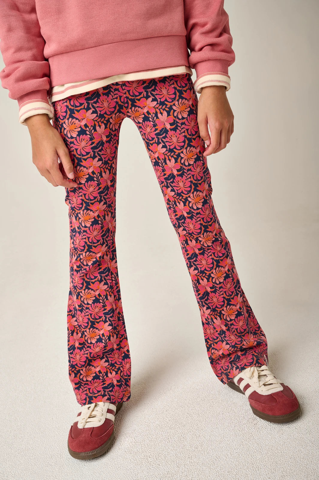 Dusty Rose Flare Pants