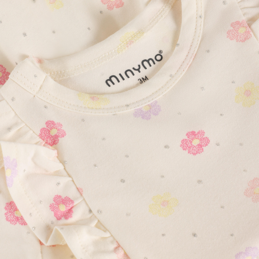 Pastel Flowers Ruffle Romper
