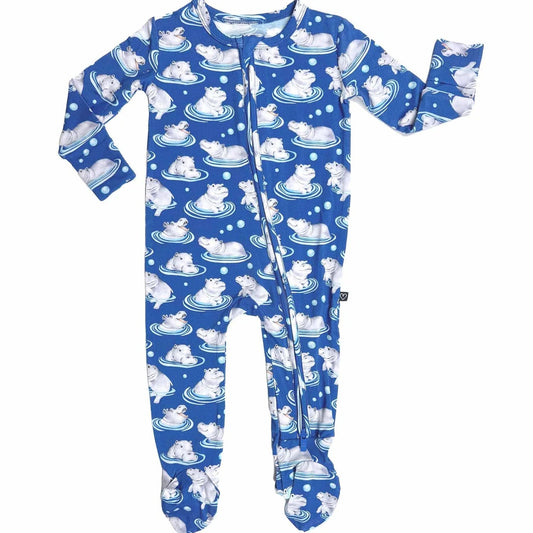 Hippo Zip Footie