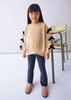 Navy Bow Sleeves Set