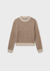 Camel Striped Sweater