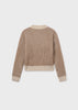Camel Striped Sweater