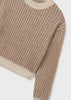 Camel Striped Sweater