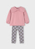 Pink Bow Top & Leggings Set
