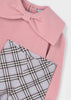 Pink Bow Top & Leggings Set