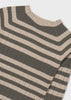 Olive Striped Stretchy Top