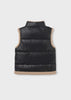 Black Sherpa Trim Vest