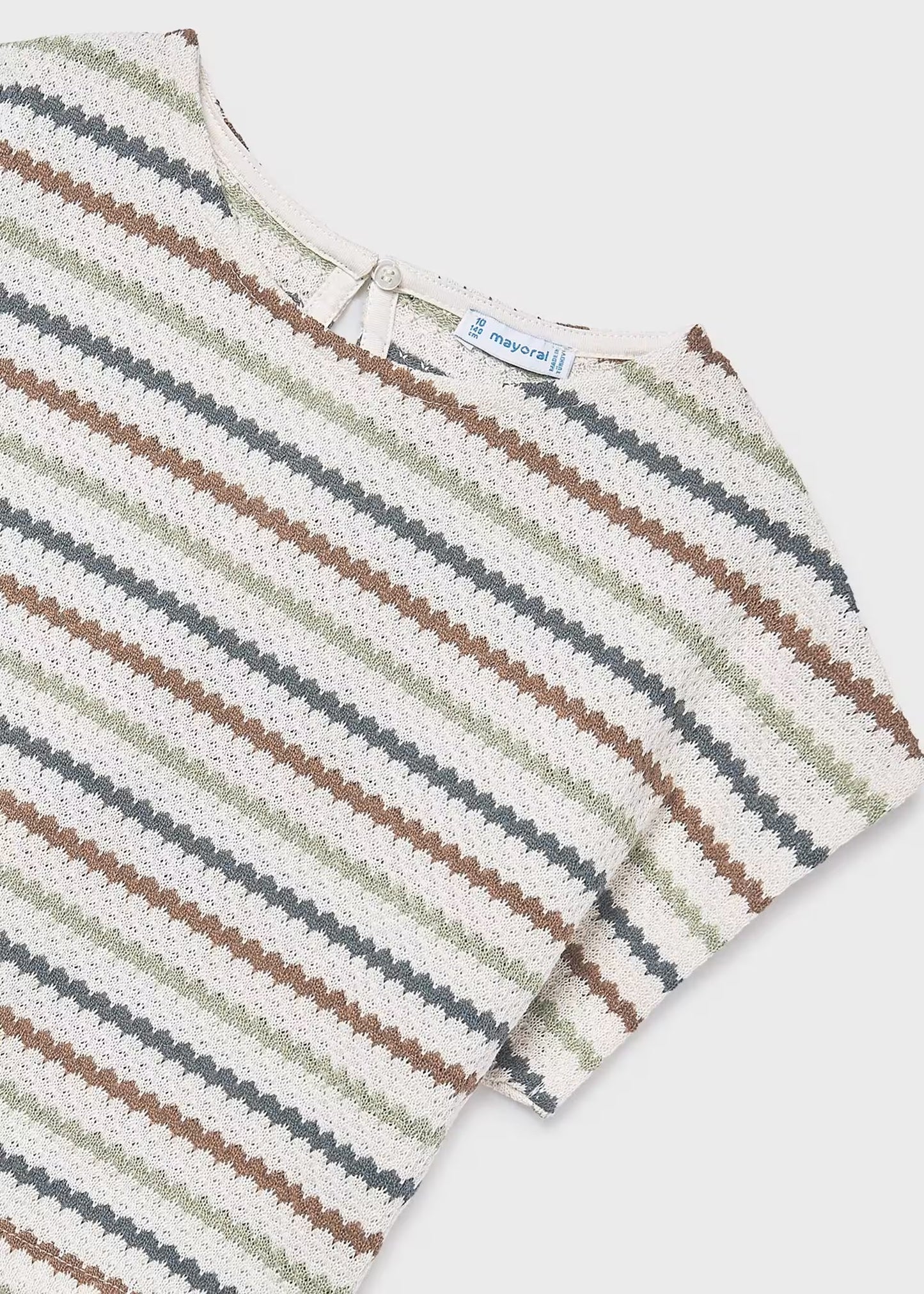 Striped Crochet Top