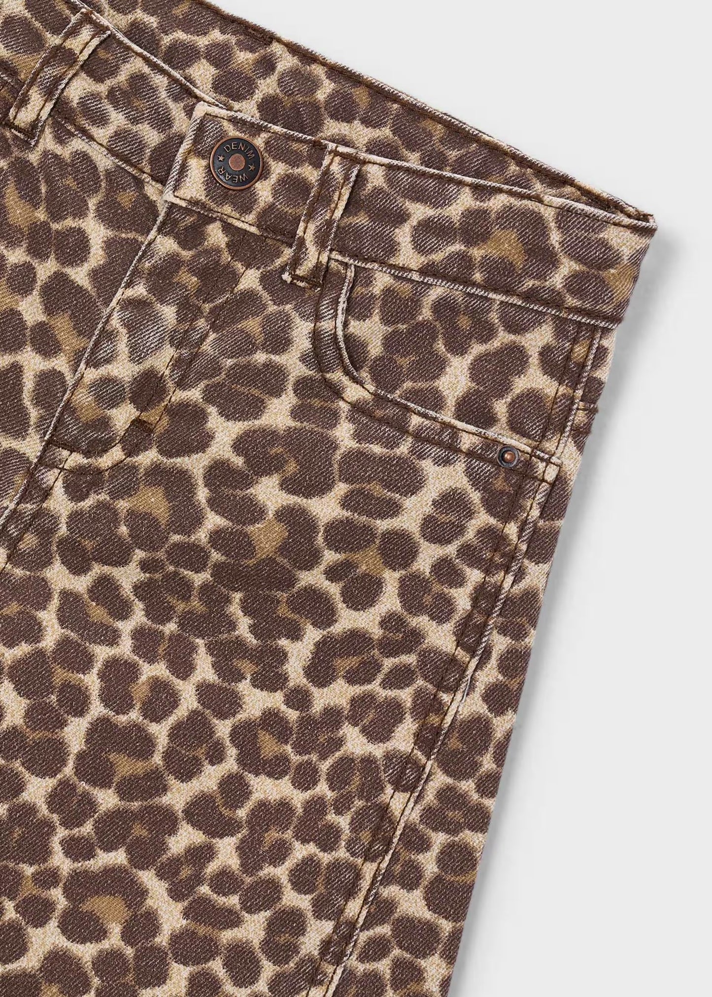 Leopard Print Jeans
