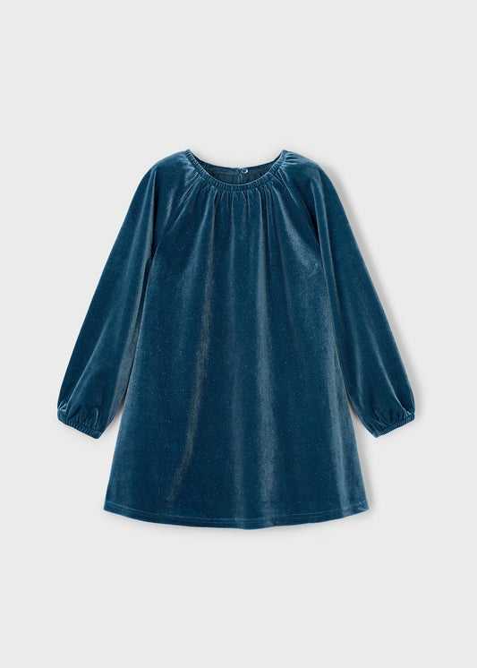 Ocean Sparkle Velour Dress