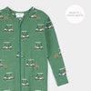 Dark Green Golf Cart Zip Romper