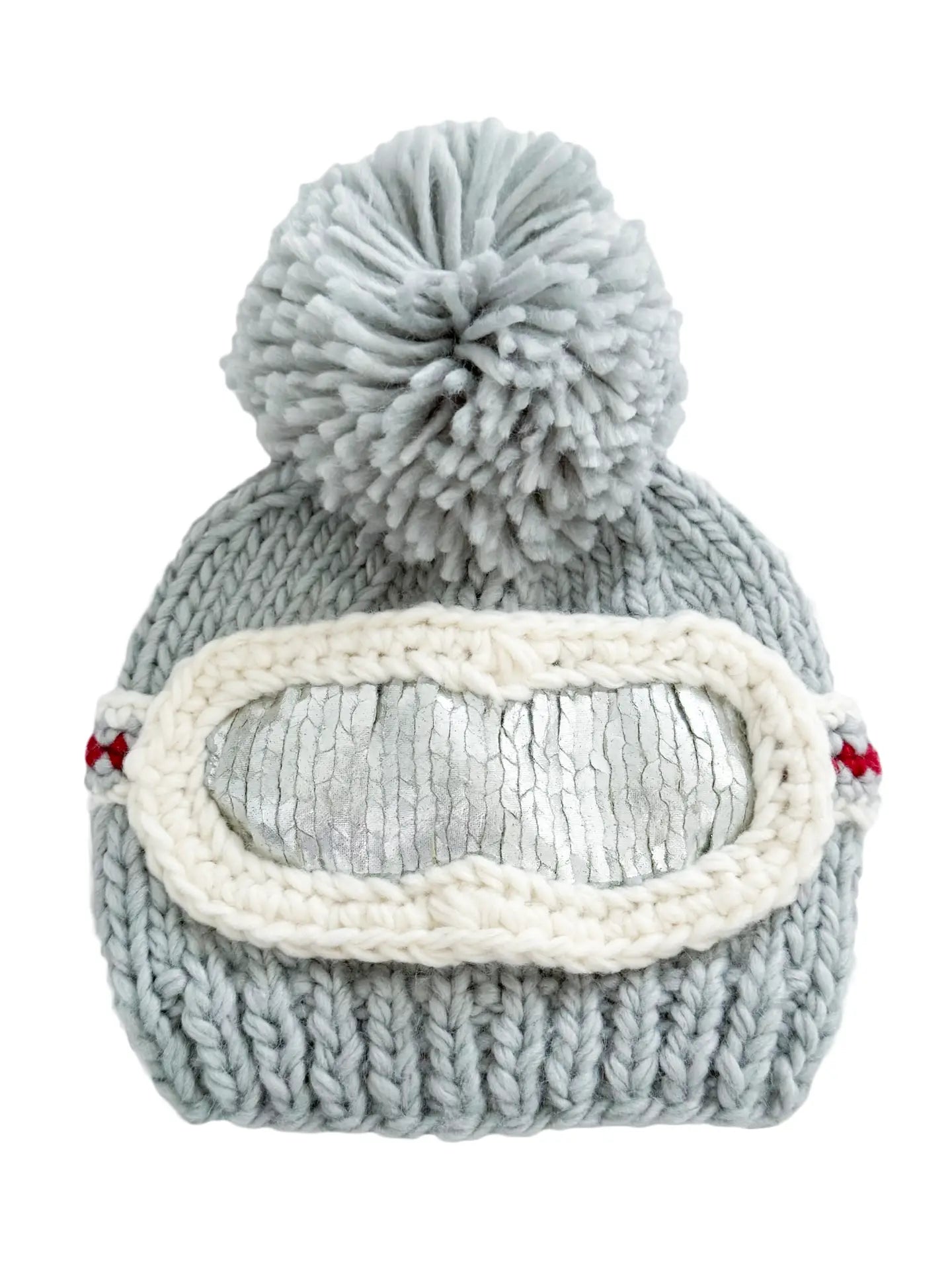 Grey Ski Goggles Hat 100 ACCESSORIES BABY The Blueberry Hill XS