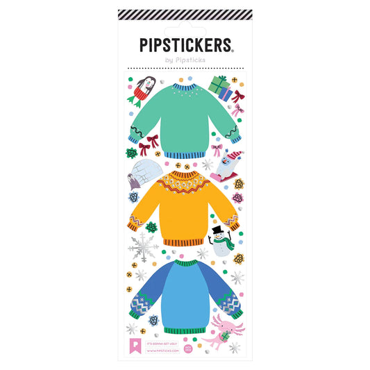 It's Gonna Get Ugly Sweater Sticker Sheet 196 TOYS CHILD Pipsticks
