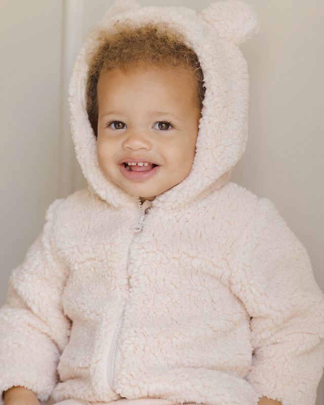 Antique Pink Bear Jumpsuit