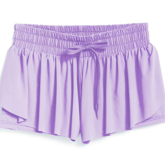 Lavender Fly Away Shorts 160 GIRLS APPAREL TWEEN 7-16 Suzette 7