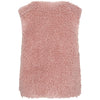 MOLO HOME Tween Outerwear Petal Blush Faux Fur Vest Tween Outerwear MOLO