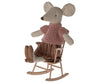 Mouse Rocking Chair - Dark Powder 196 TOYS CHILD Maileg