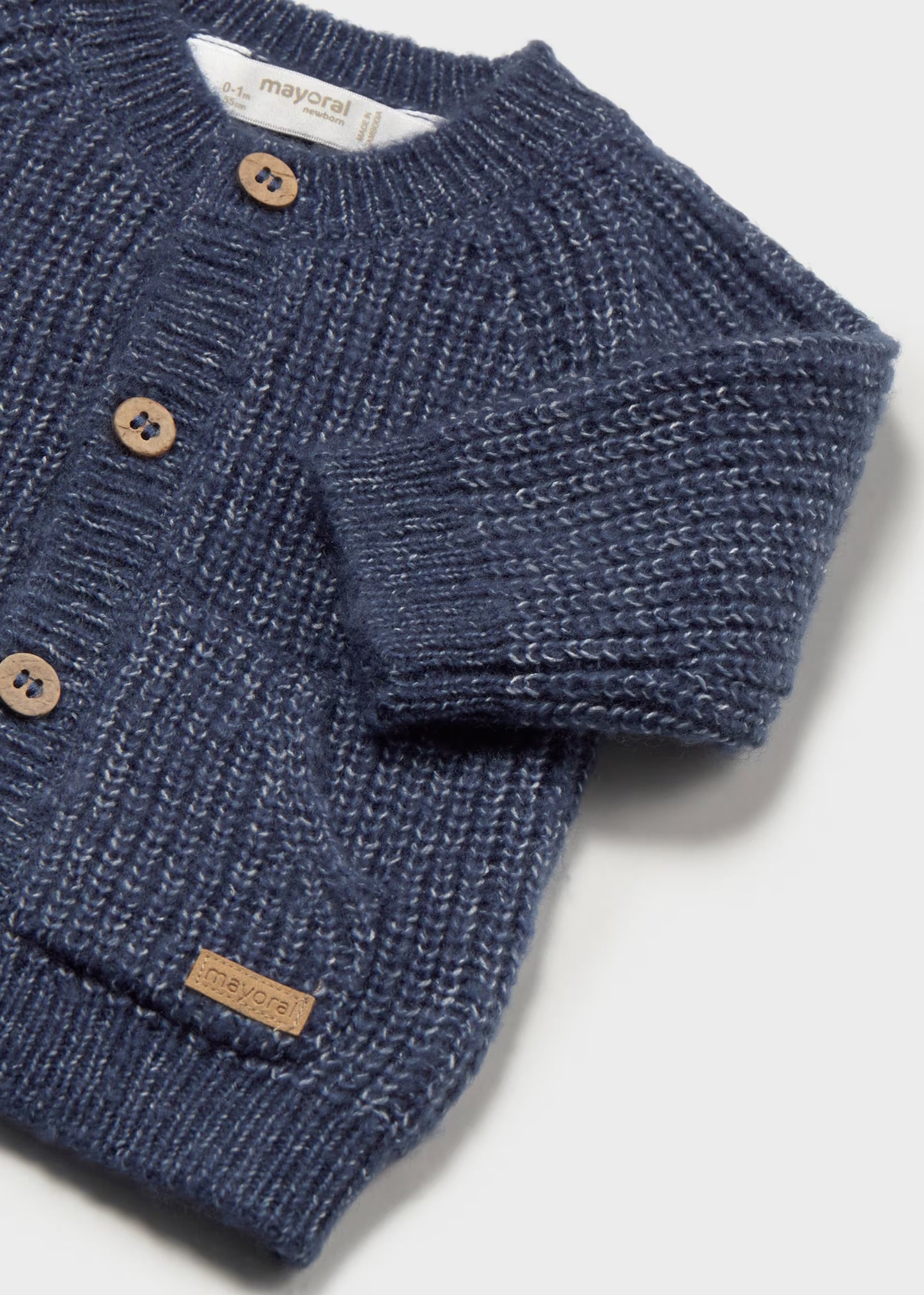 Indigo Soft Marled Cardigan