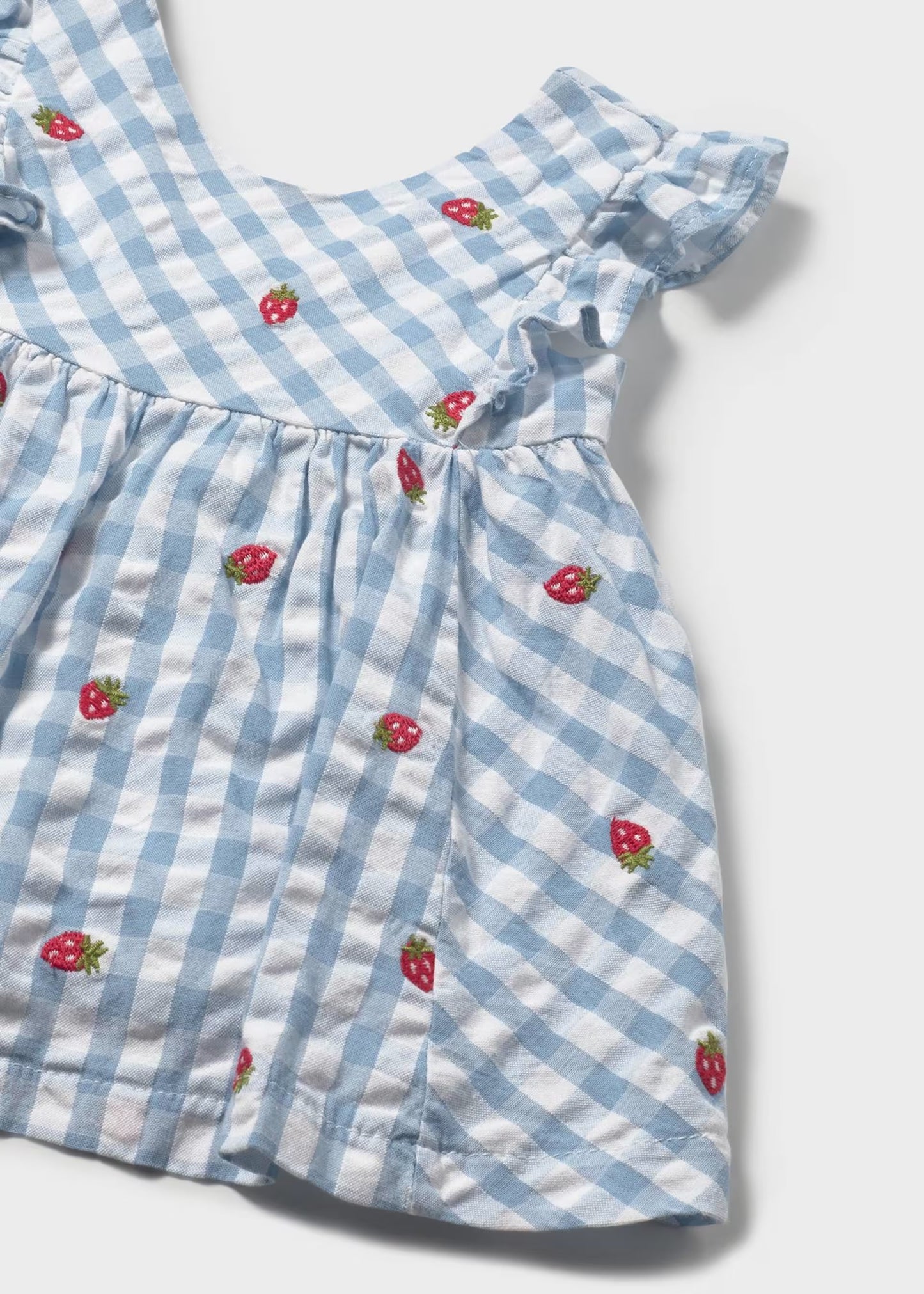 Gingham Strawberry Dress