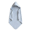 Organic Cotton Baby Hooded Towel 180 BABY GEAR Mushie Baby Blue 
