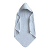 Organic Cotton Baby Hooded Towel 180 BABY GEAR Mushie Baby Blue