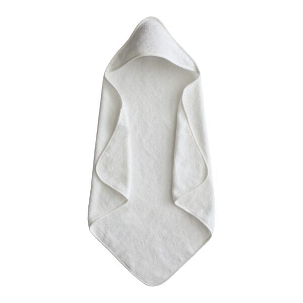 Organic Cotton Baby Hooded Towel 180 BABY GEAR Mushie Pearl 
