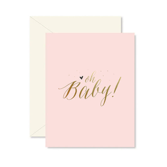 Pink Oh Baby! Card 193 GIFT PARENT Ginger P. Designs