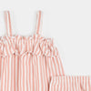 Pink Stripe Dress Set