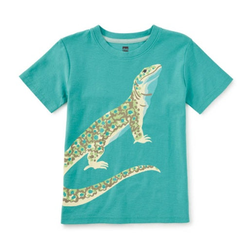 Glaze Blue Lizard Tee