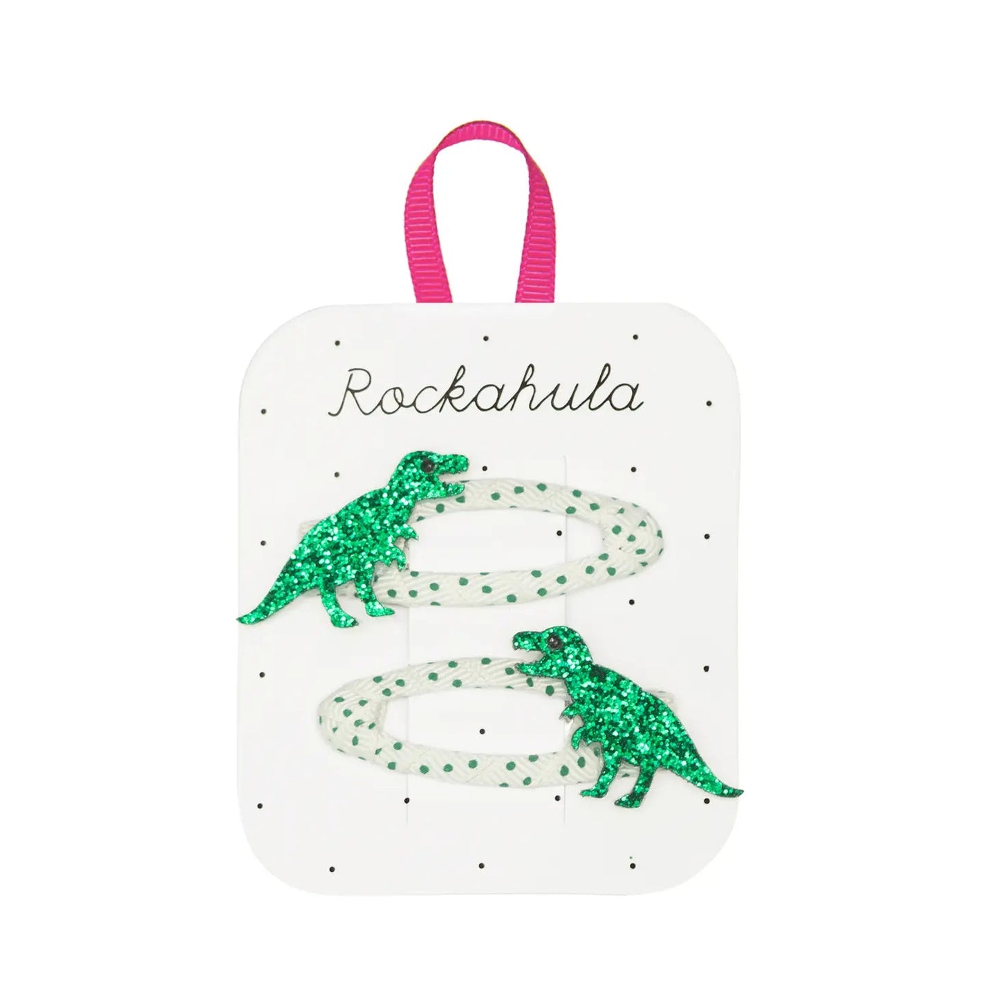 Spotty T-Rex Hair Clips 110 ACCESSORIES CHILD Rockahula