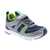 Steel/Green Velocity Sneaker (Child)