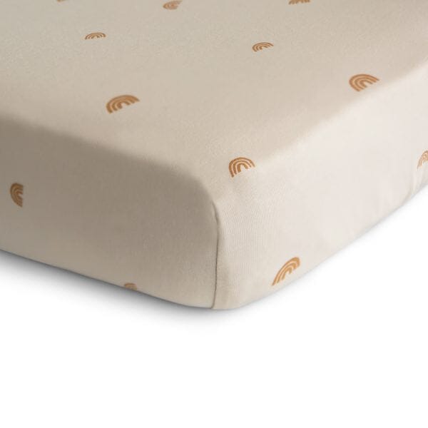 Stretchy Crib Sheet 180 BABY GEAR Mushie Rainbows