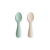 Toddler Starter Spoons 180 BABY GEAR Mushie Cambridge Blue/Sand