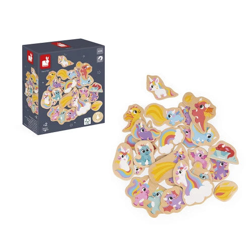 Unicorn and Dragon Magnets