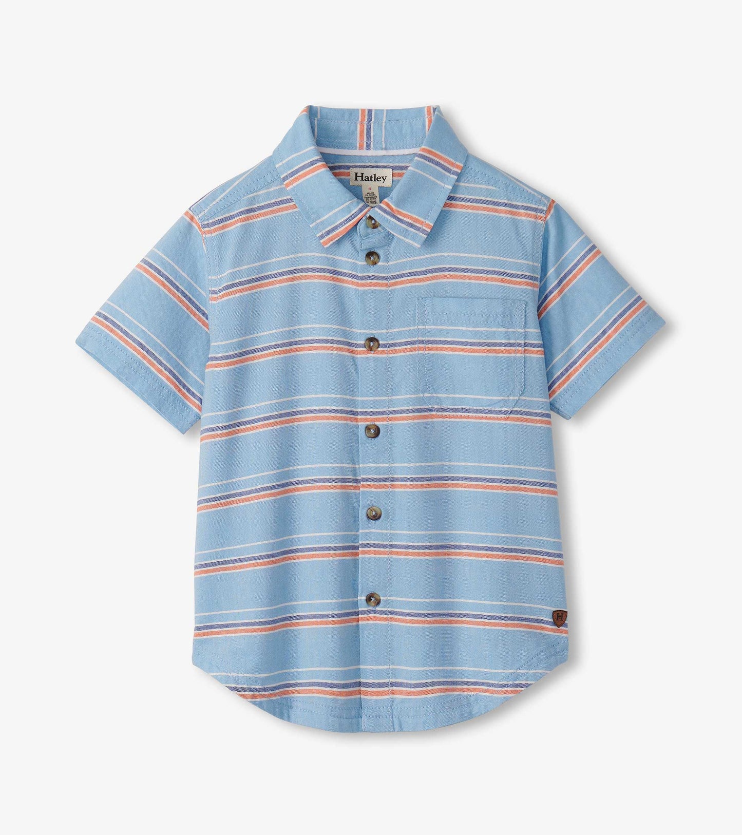 Blue Summer Stripe Shirt