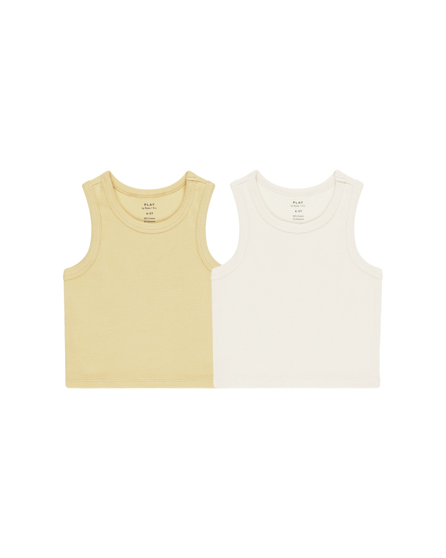 Yellow Ribbed Tank