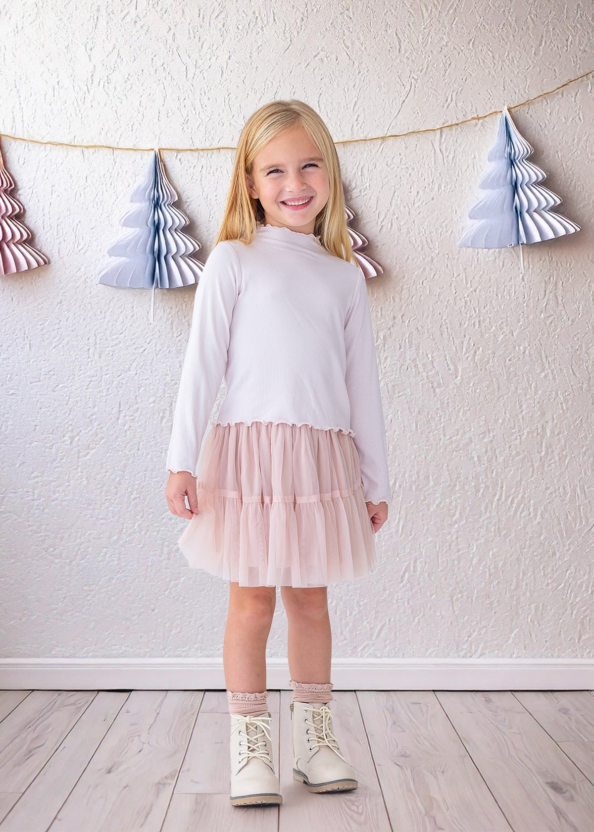 Pink Ballerina 2pc Skirt Set