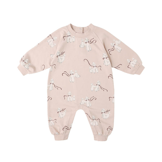 Blush Poodle Romper