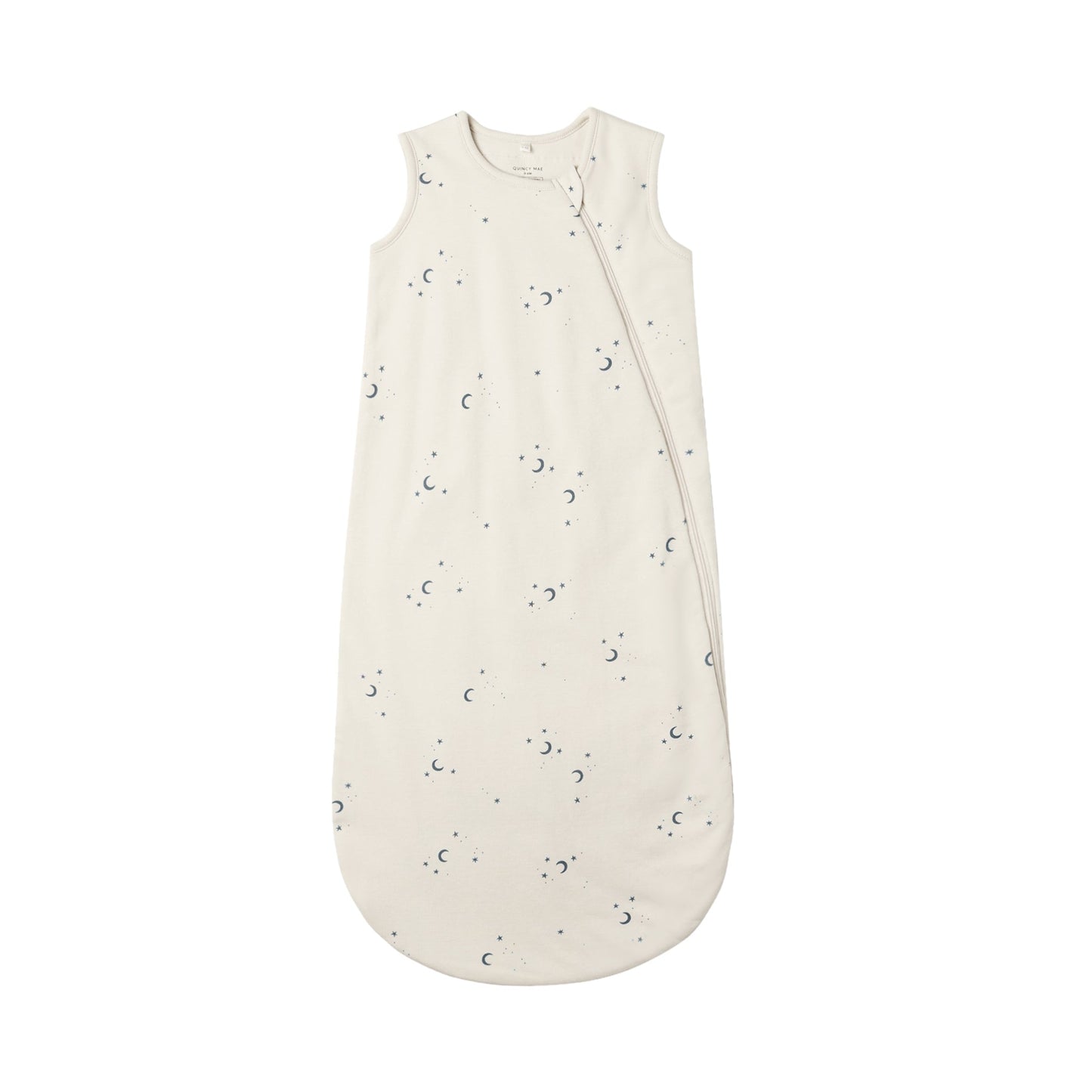 Baby sleeping bag with star pattern on a white background
