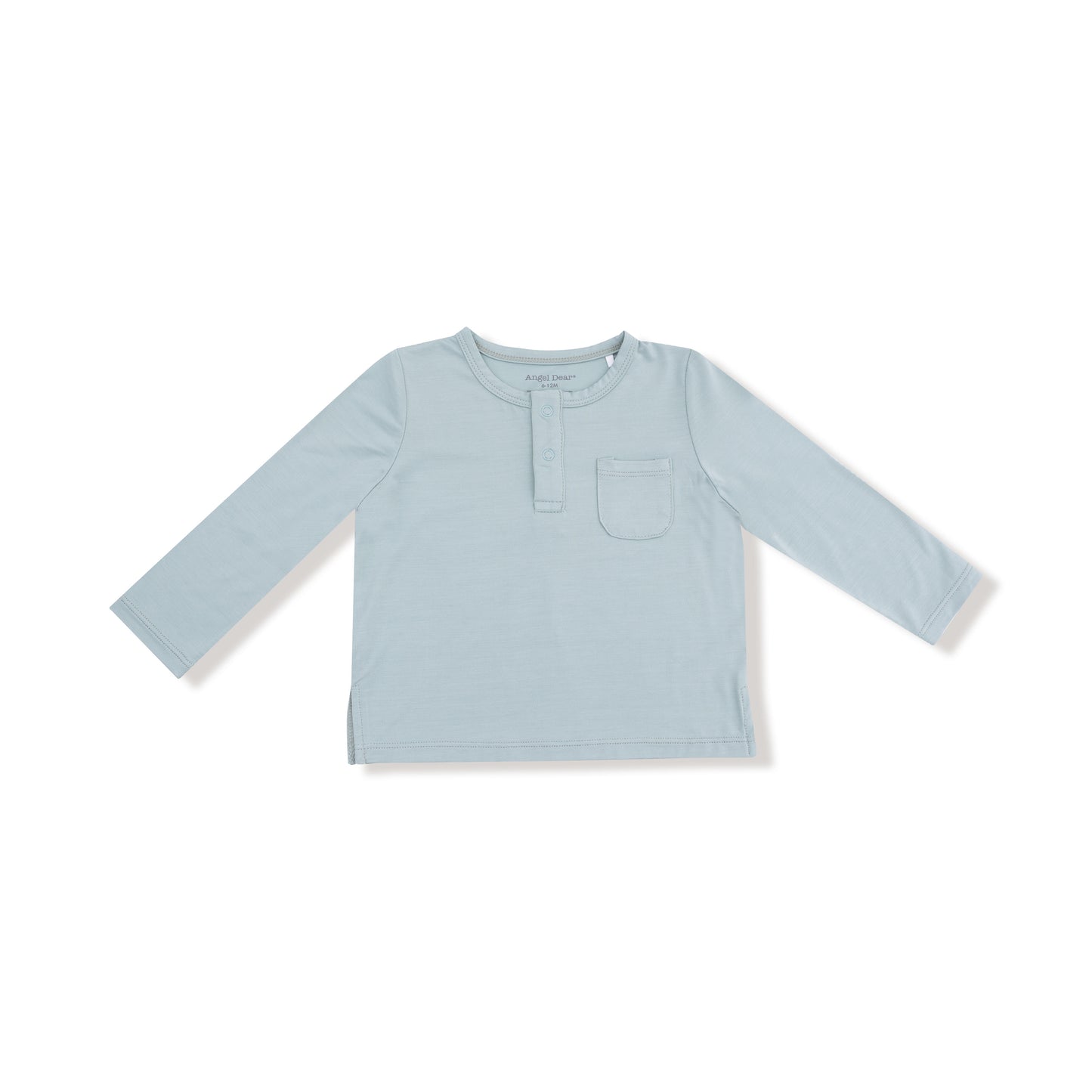 Light blue long-sleeve shirt on a white background