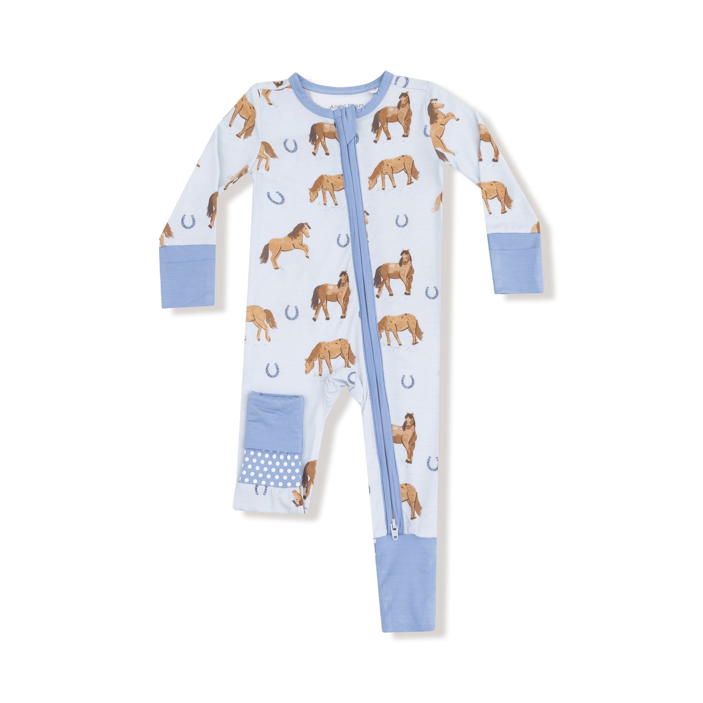 Blue Horses 2-Way Romper