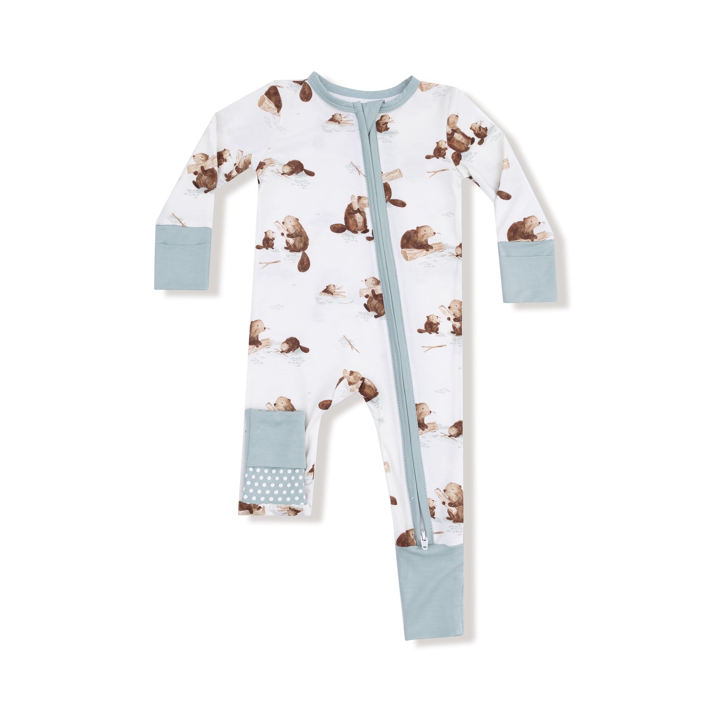 Baby Beavers Zip Romper