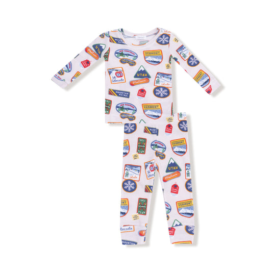 Snow Patches PJ Set