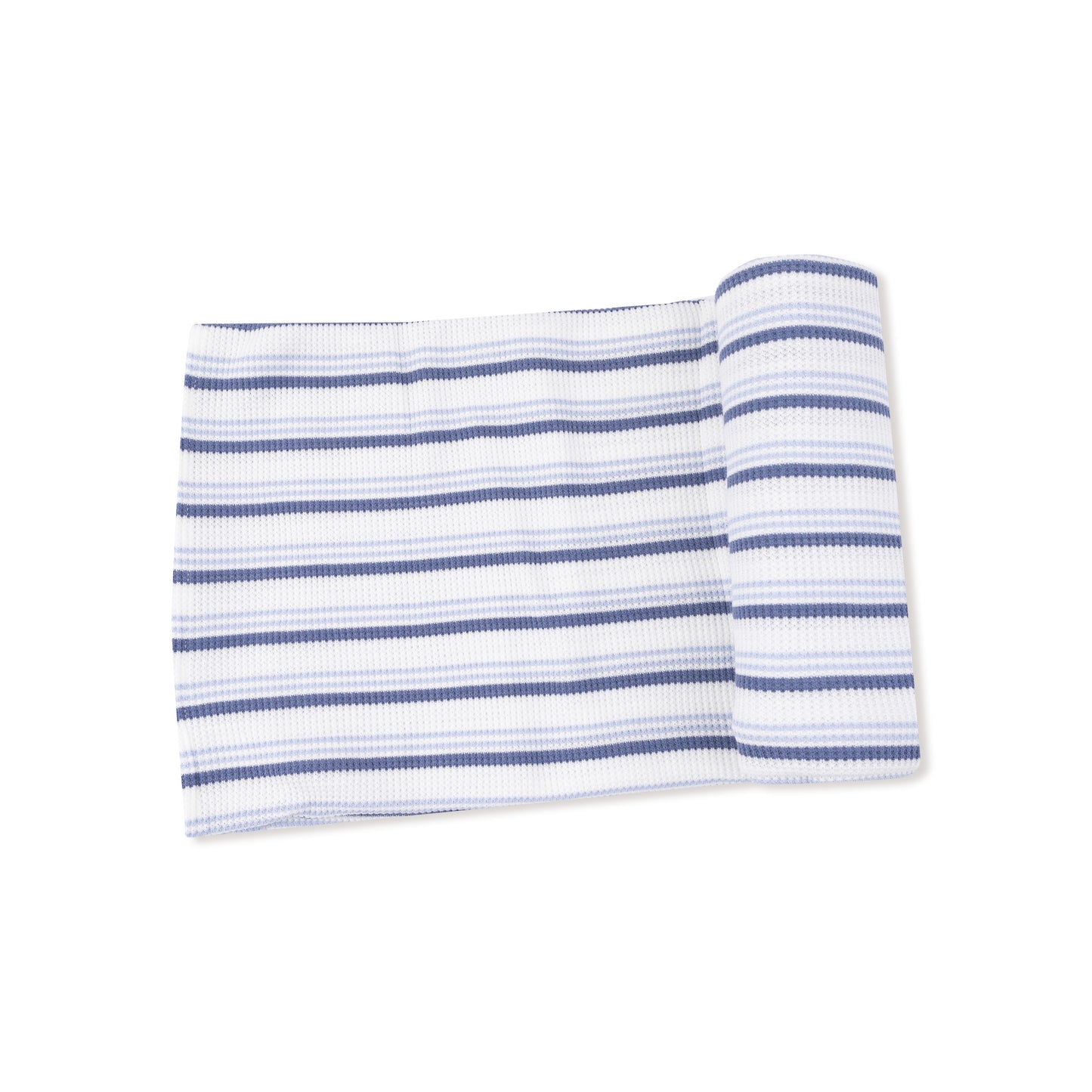 Vintage Blue Stripe Swaddle Blanket