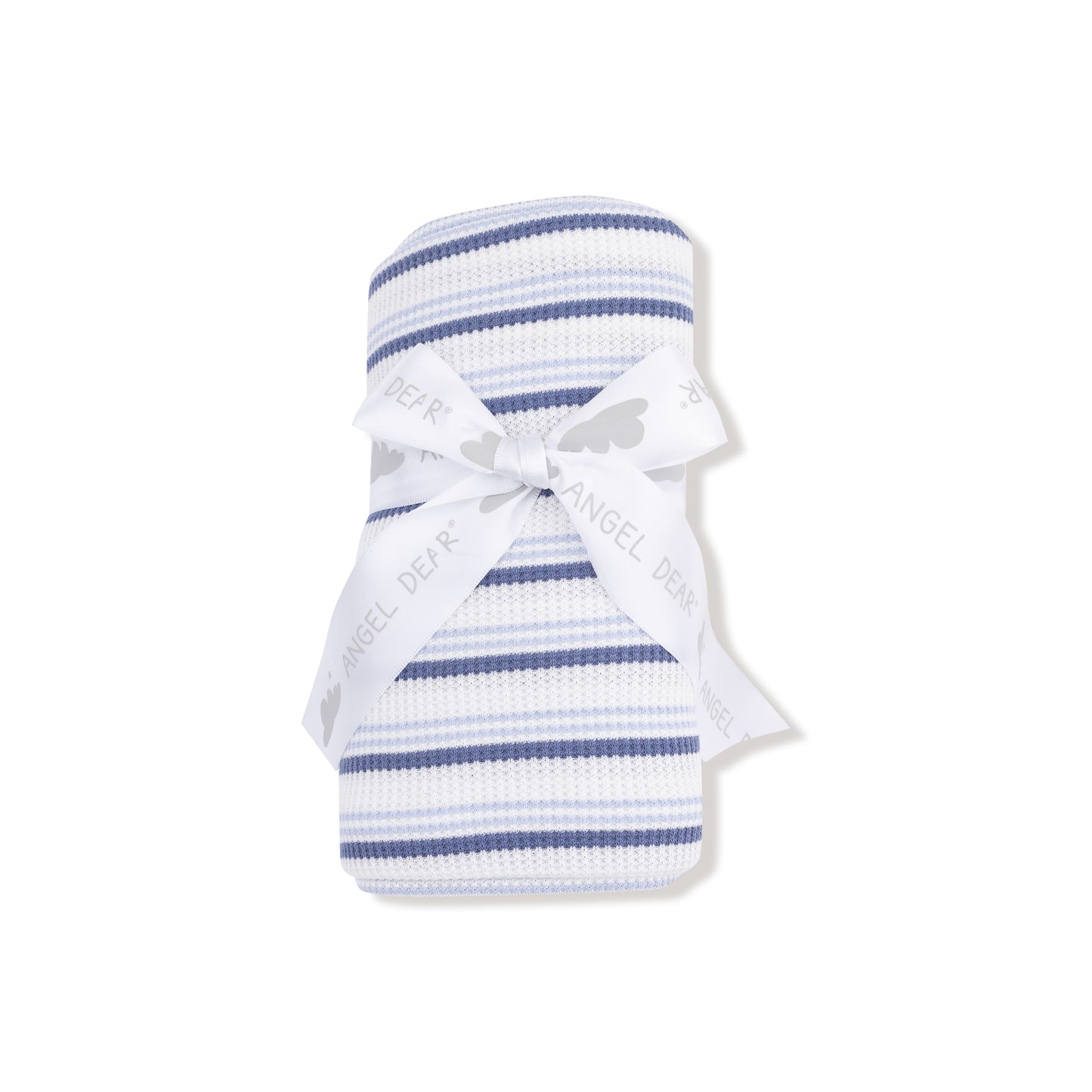 Vintage Blue Stripe Swaddle Blanket
