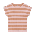 Sliver Pink Fancy Stripe Top