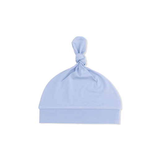 Blue Fog Knotted Hat