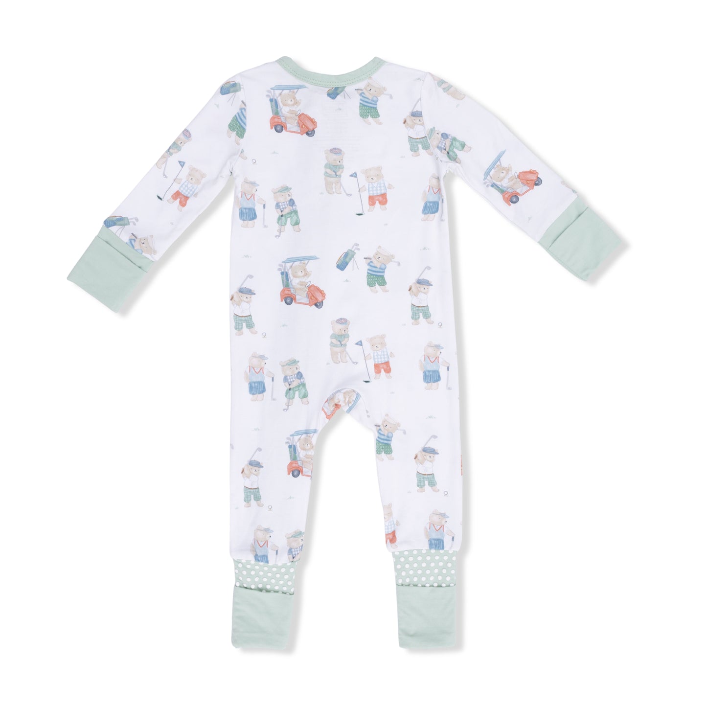 Golfing Teddy Bears Flip Romper